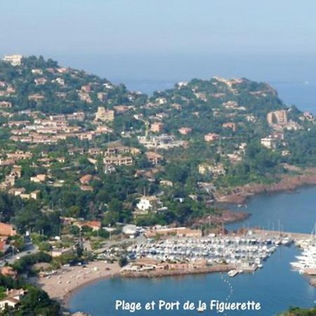 Апартаменти Studio A Theoule Sur Mer A 400 M De La Plage Avec Vue Sur La Mer Terrasse Amenagee Et Wifi Екстер'єр фото